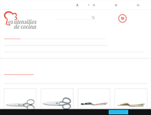 Tablet Screenshot of losutensiliosdecocina.es